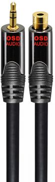 3.5mm Mini Male to 3.5mm Mini Female AUX Extension Cable 9ft