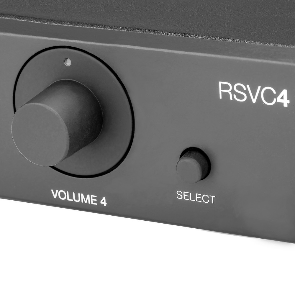 Volume Control 4-Zone Resistor Based Speaker Selector OSD Audio