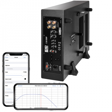OSD Super Slim Power Subwoofer 8" Woofer, App Control DSP, and 250W Power SS8DSP