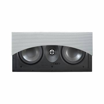 T53LCR 5.25" In-Wall Center Channel with 1" Aluminium Dome Tweeter, Single, Black Series