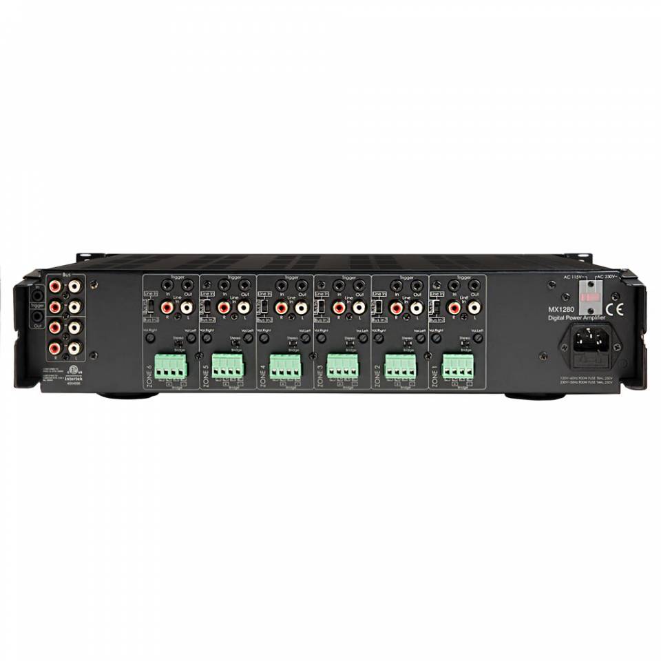 12 Channel 6 Zone Digital Home Theater Amplifier Mx1280 Osd Audio