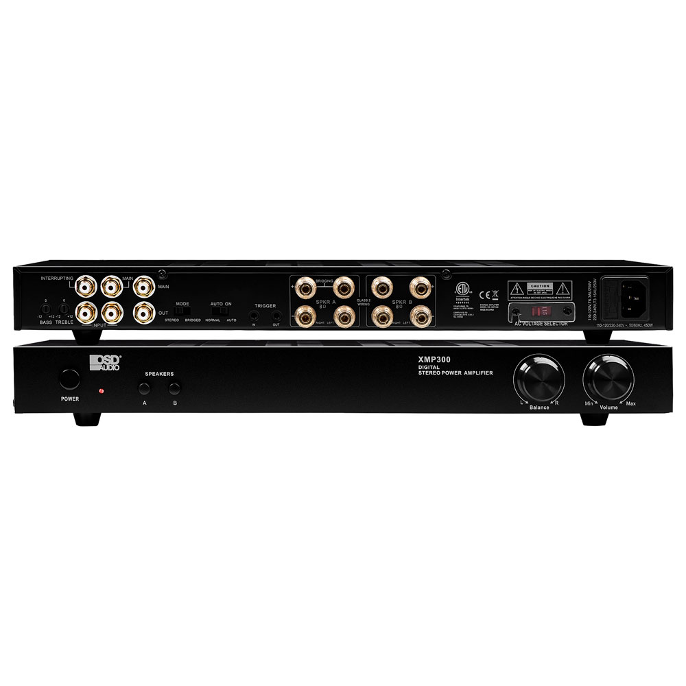 fintælling talentfulde kam XMP300 150W Class D Stereo Amplifier | OSD Audio