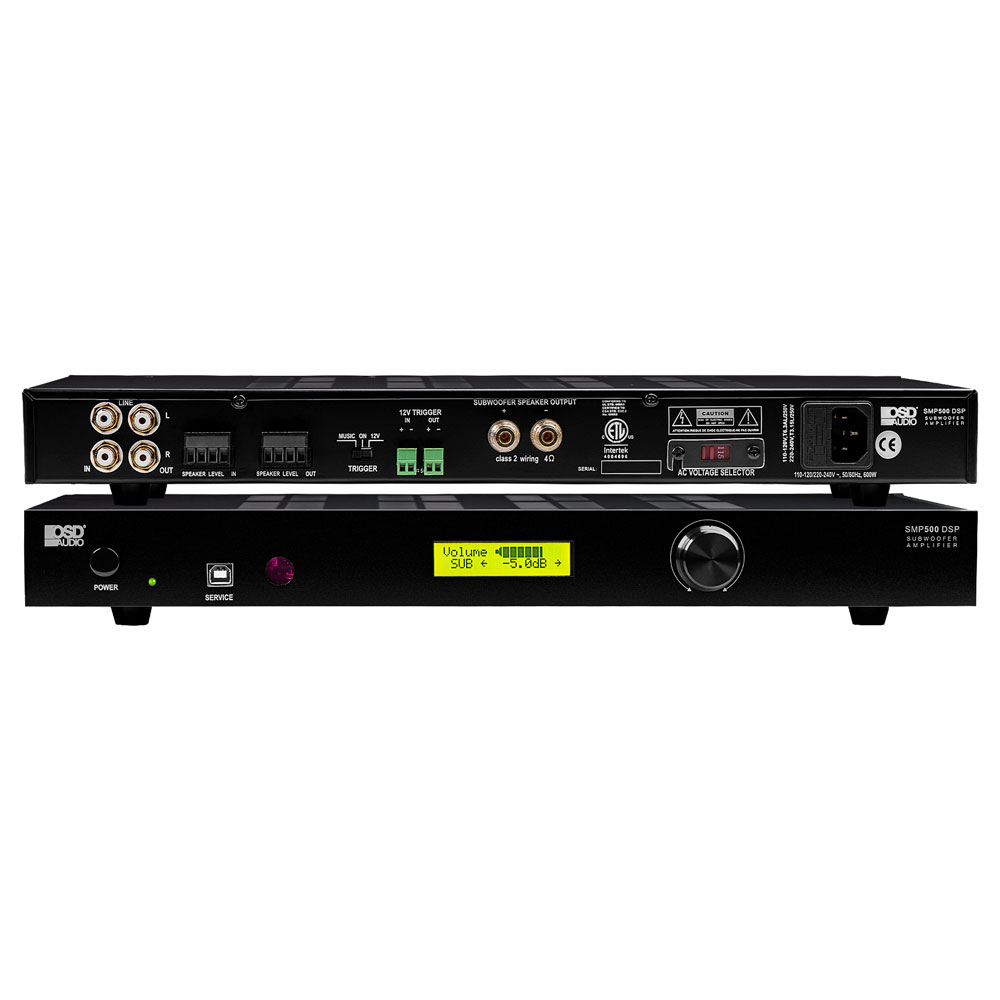 Clan pion Ijsbeer SMP500 1000W Mono Subwoofer Amplifier | OSD Audio