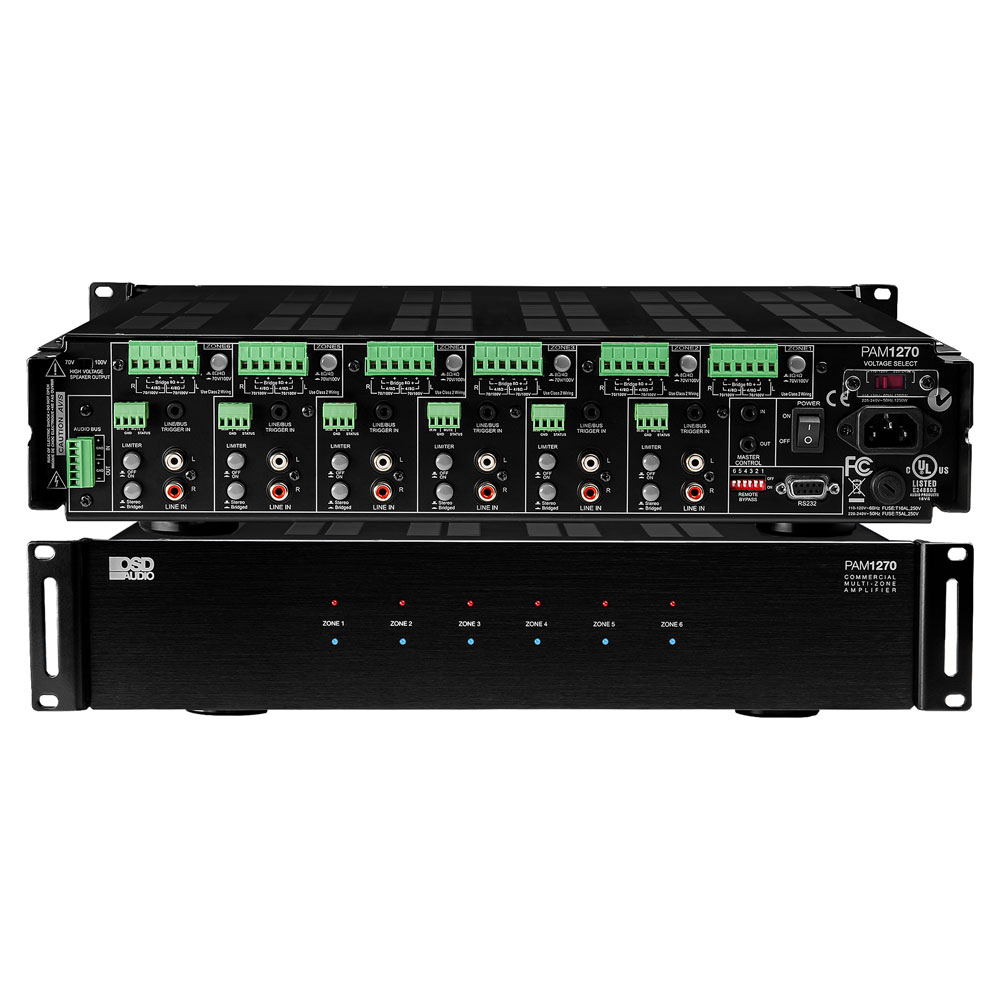 PAM1270 12 Channel Commercial Amplifier 