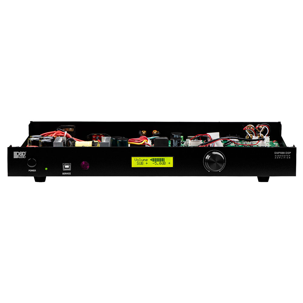 OSD Audio SMP500DSP 800W Subwoofer Amplifier With DSP & App Control – 4 Ohm Stable, Auto Sensing