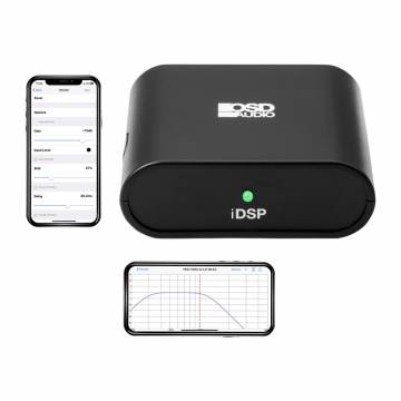 OSD DSP App EQ and Room Tuning Kit for Subwoofers and Full Range Speakers iPhone & Android iDSP