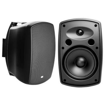 8" Outdoor Patio Speaker Pair w/ Optional 70V Tap, Full Motion Bracket, IP54 Rated, AP850-70V