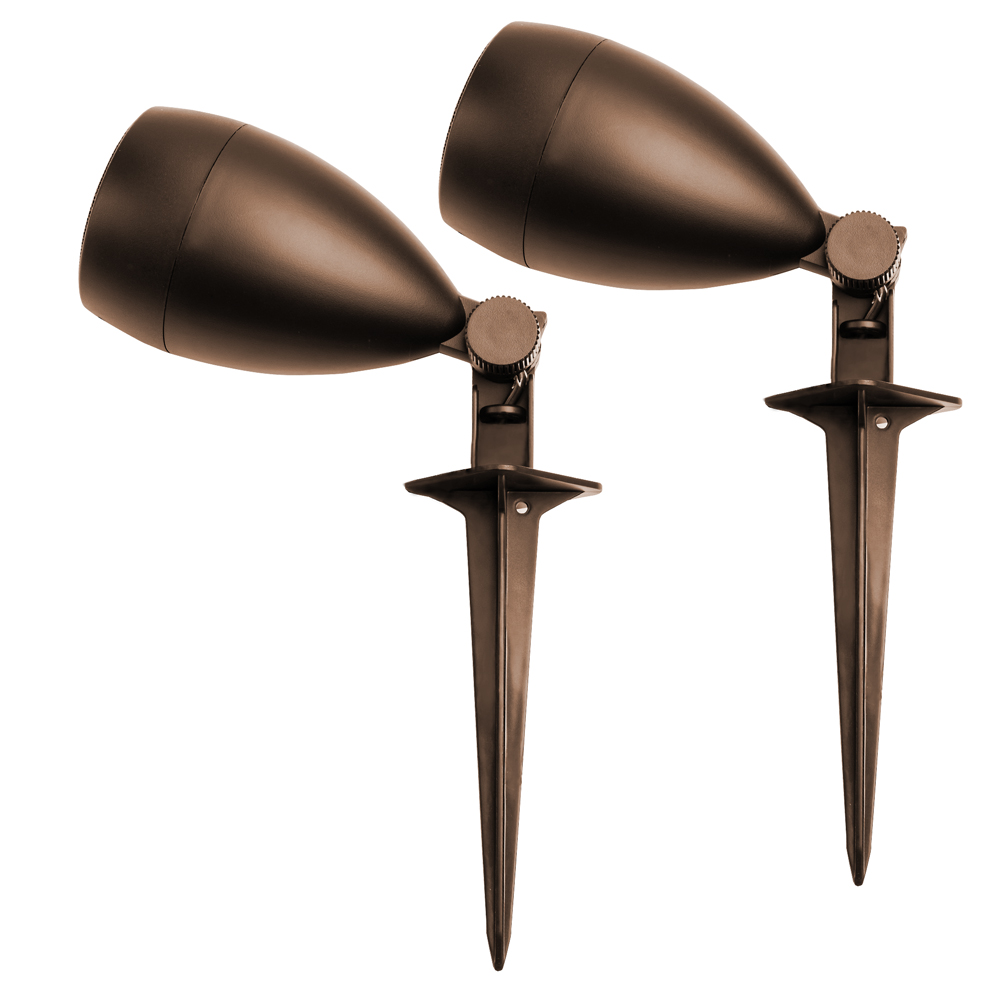 LS3-B Landscape 60W IP65-rated Outdoor Landscape Speaker Pair with