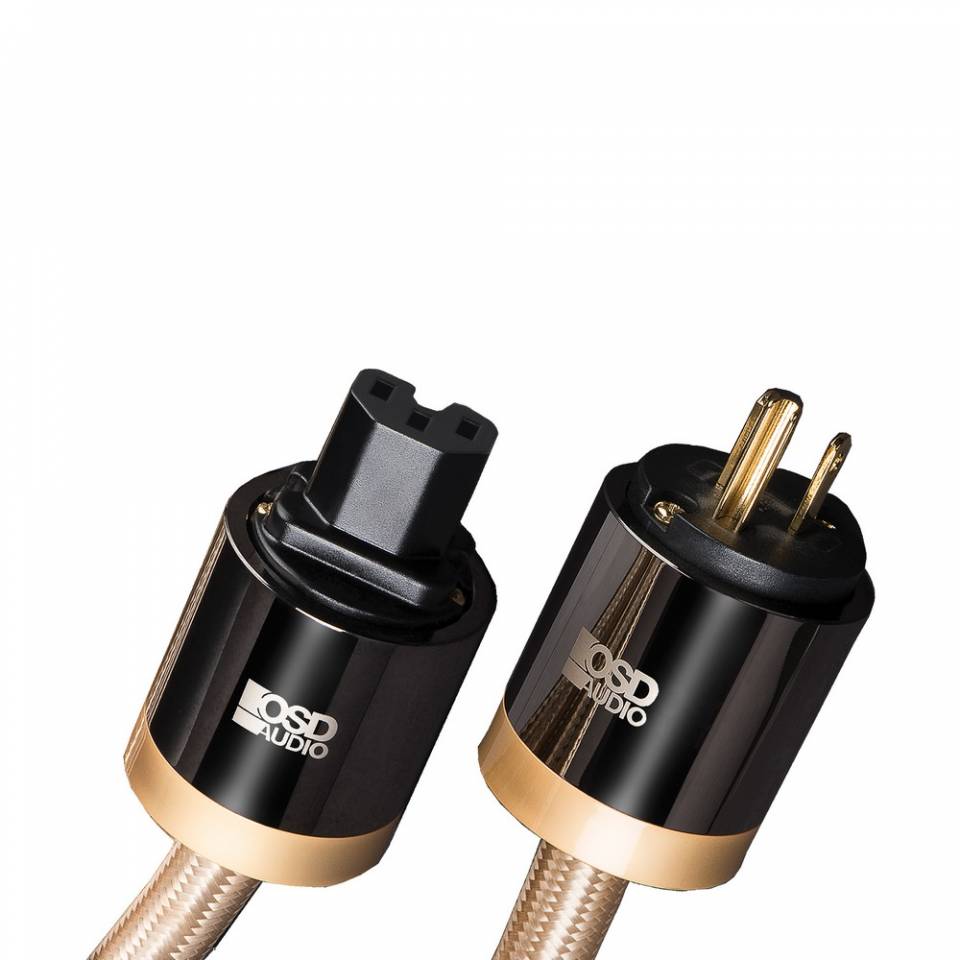 WITH 24K GOLD IEC CONNECTORS 10 FT 10G LASPADA AUDIO APOLLO III POWER CABLE 