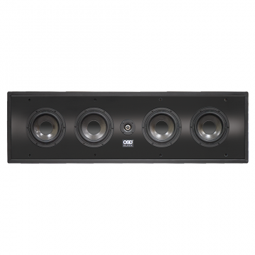 T69 6.5" In-Wall 3-Way Triple Carbon LCR, Single, Black Series