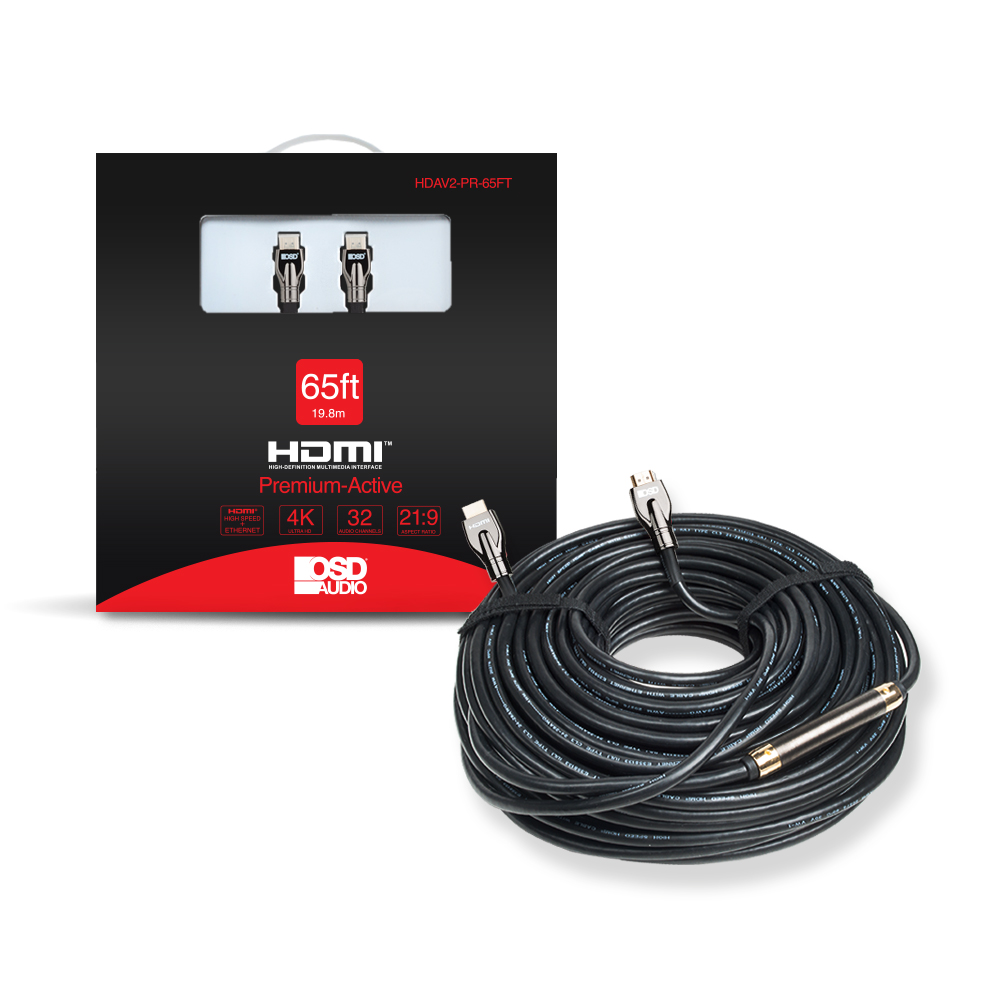 65Ft Premium High 4K HDMI Cable OSD Audio