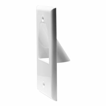 Inverted Pass Through Bundle Cable Wall Plate Single Gang (White) Color:OSD-Inv-Single-Wht