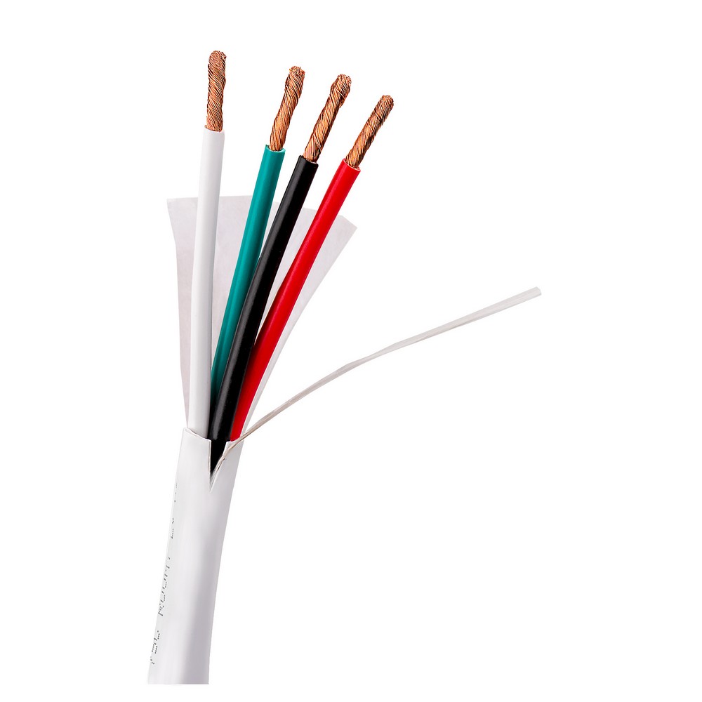 14 AWG Gauge 14/4 In-Wall Outdoor Burial UV CL3 Speaker Wire Cable
