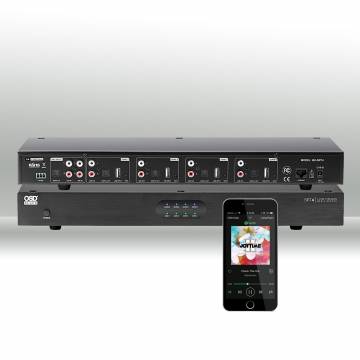 SRT4 Multi Zone Media Streamer WiFi App Controlled, Black Series