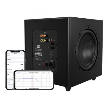 OSD Trevoce 10 EQ DSP - 10" Triple Driver Powered Subwoofer 500W, DSP App Control, Faux Leather
