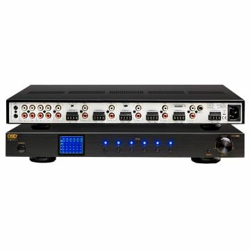 OSD Nero MX1250 DSP Matrix 12-Channel Amplifier, 6-Zone Multi-Room Audio System for Whole Home Audio