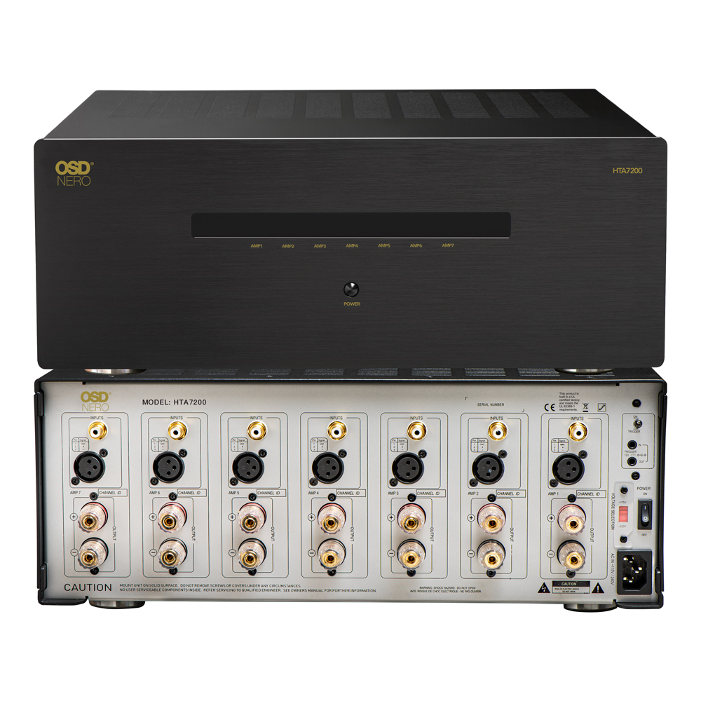 OSD Nero HTA7200 Multi Channel (7X) 145W/Ch Home Theater Amplifier