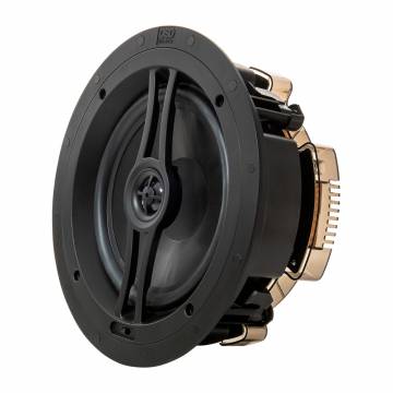R82, 8" Ceiling Speakers with 1" Parachute Silk Dome Tweeter, Pair, Black Series