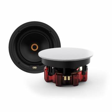 OSD Black 8" Compression Driver In-Ceiling Speaker - Wide 120° High Output Coverage