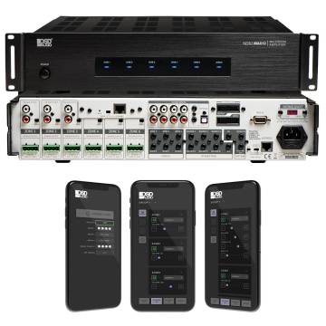 OSD Nero App Control Amplifier 80W x 6 Zones Multi Room iOS Android 6x Source Matrix