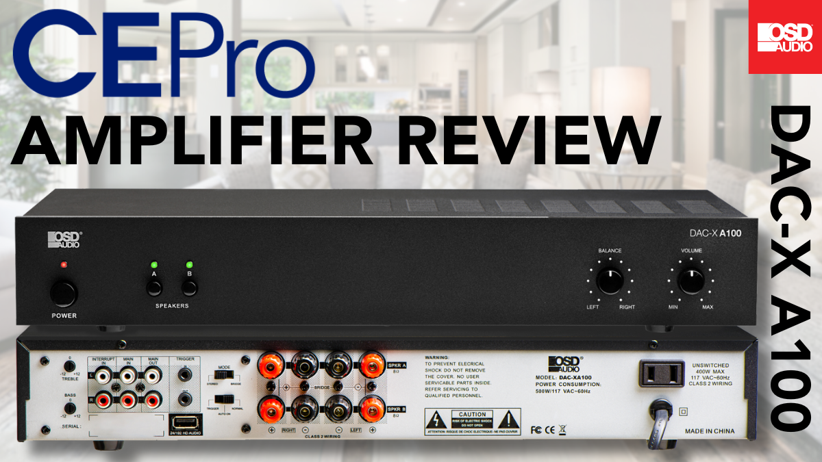 OSD Audio Celebrates a Stellar Review of the DAC-X A100 Amplifier