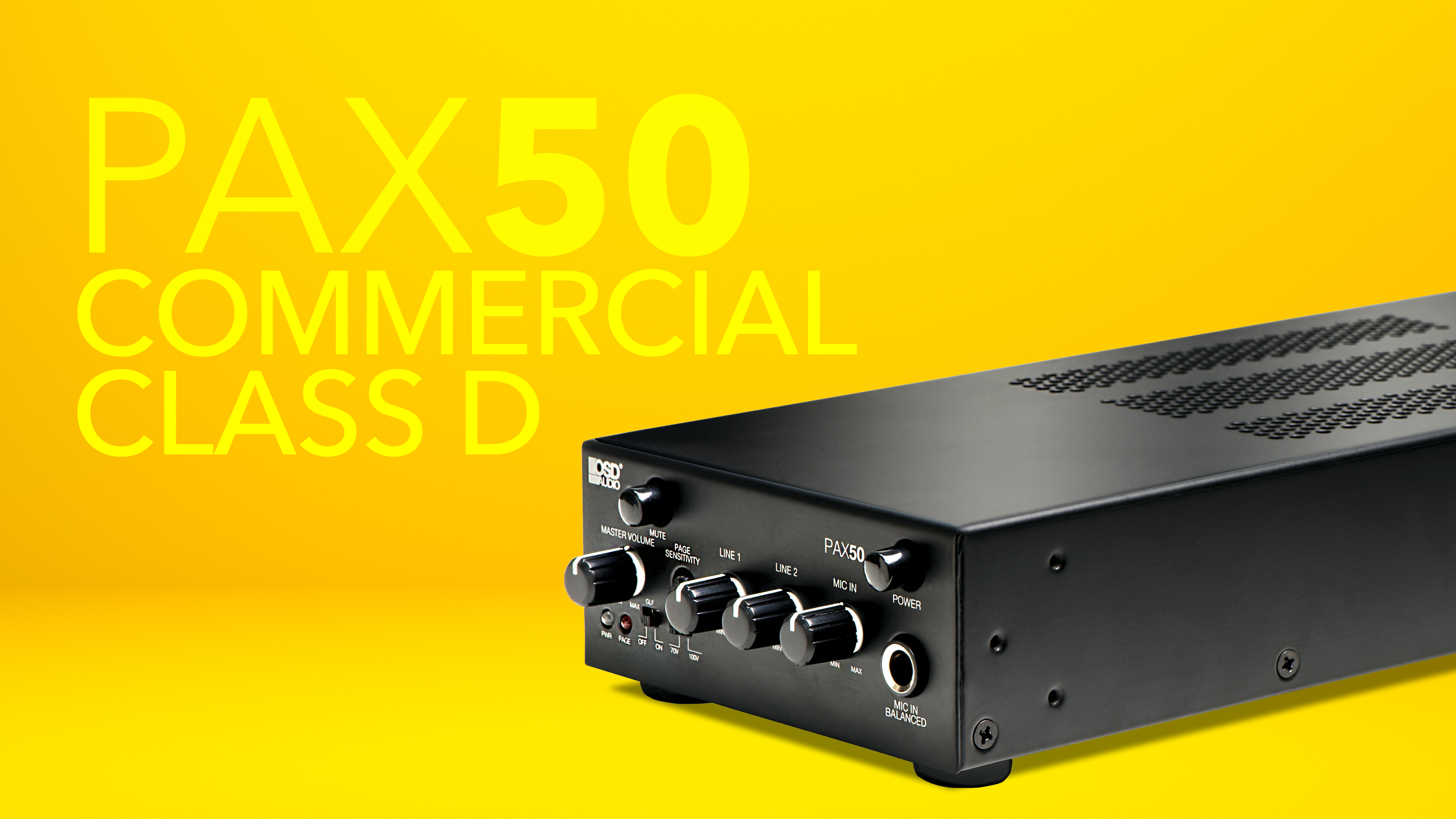 Pushing Performance and Flexibility Forward: The New OSD Audio PAX50